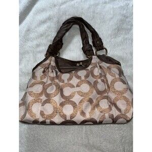 Coach Madison OP purse Rose Gold Y2K Leather Copper EUC
